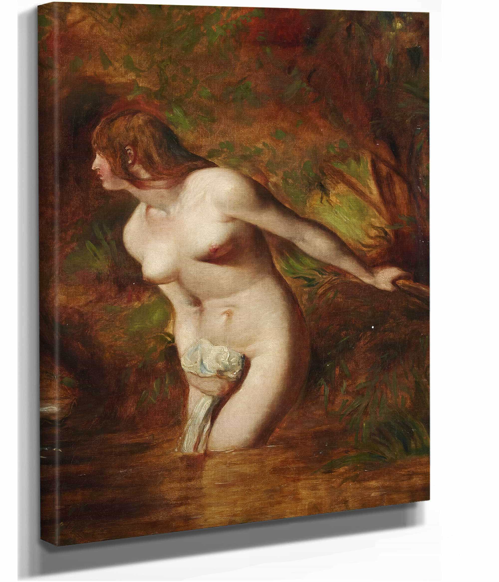 Musidora The Bather At The Doubtful Breeze Alarmed by William Etty - Image 2
