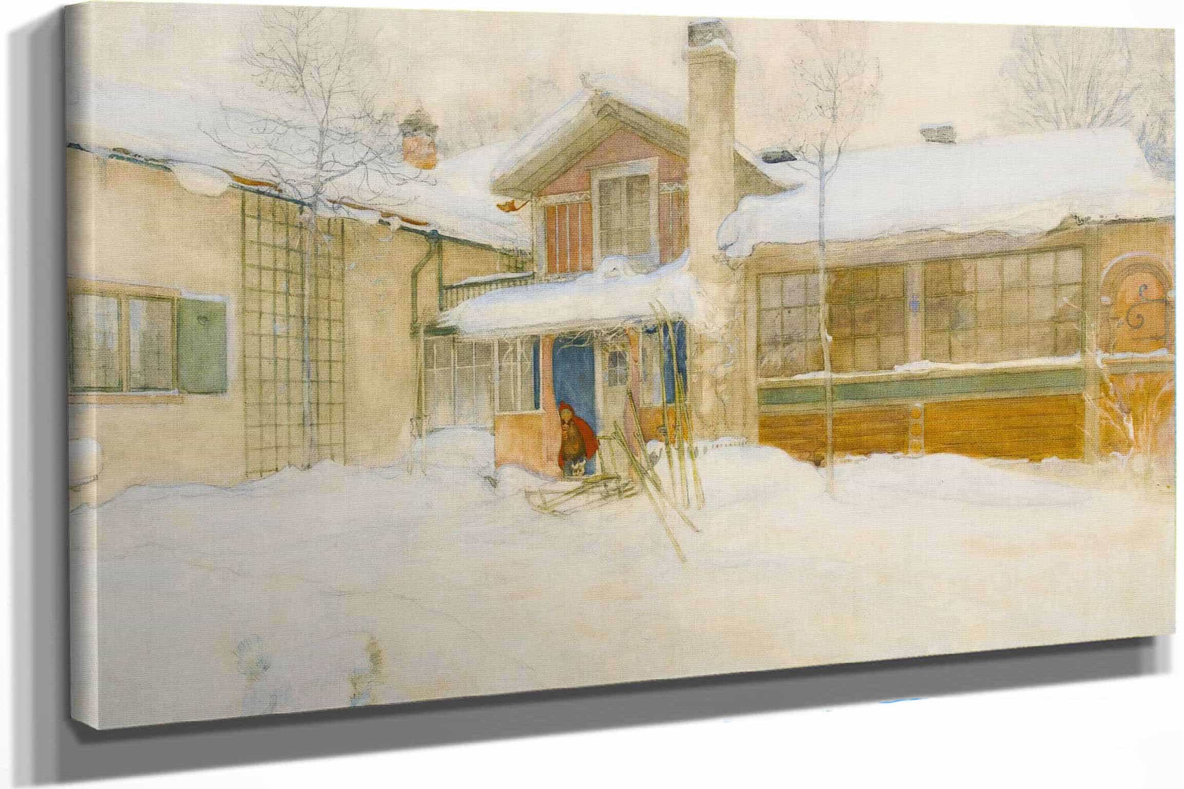 My Country Cottage In Winter Sundborn by Carl Larsson