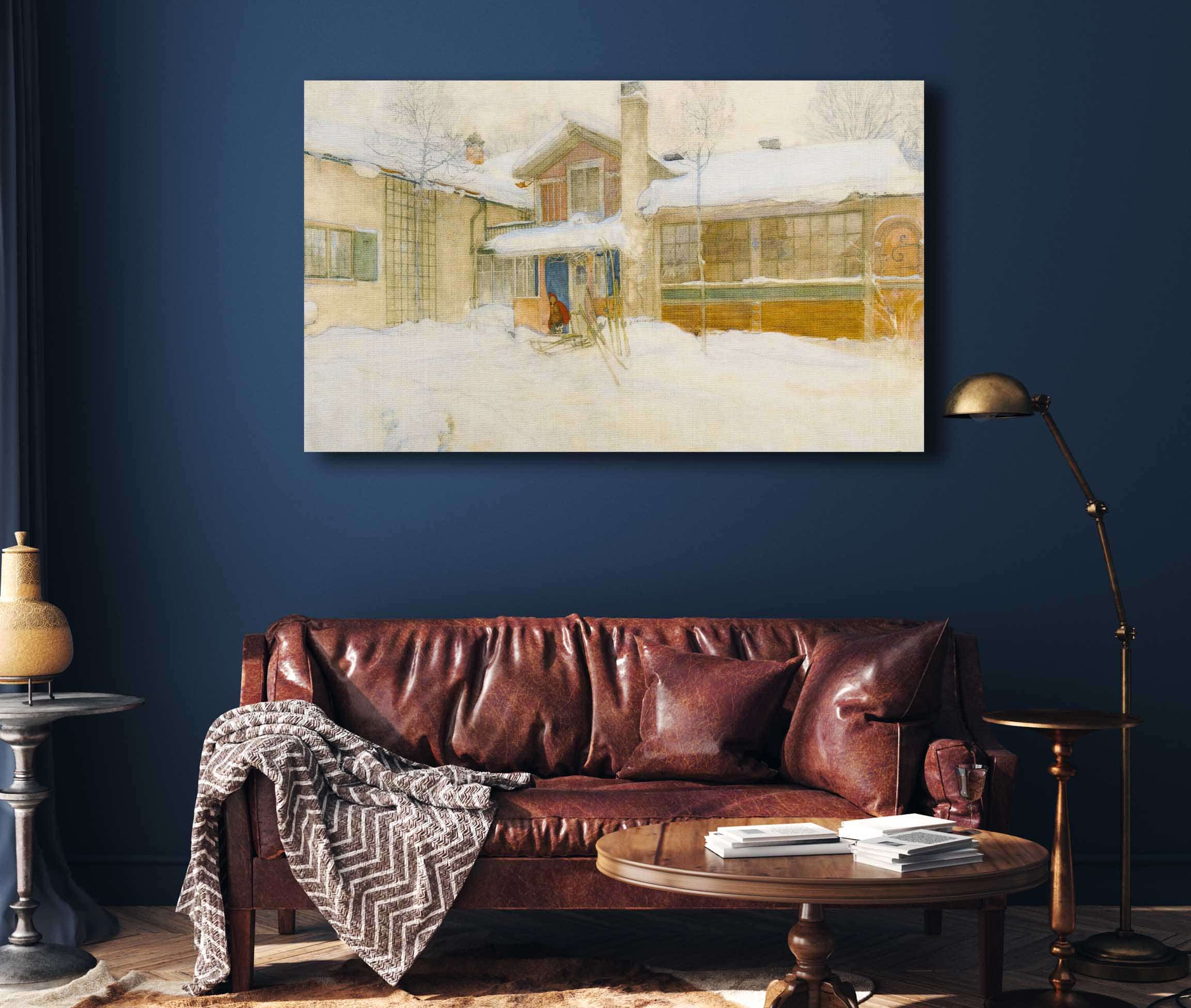 My Country Cottage In Winter Sundborn by Carl Larsson - Image 4