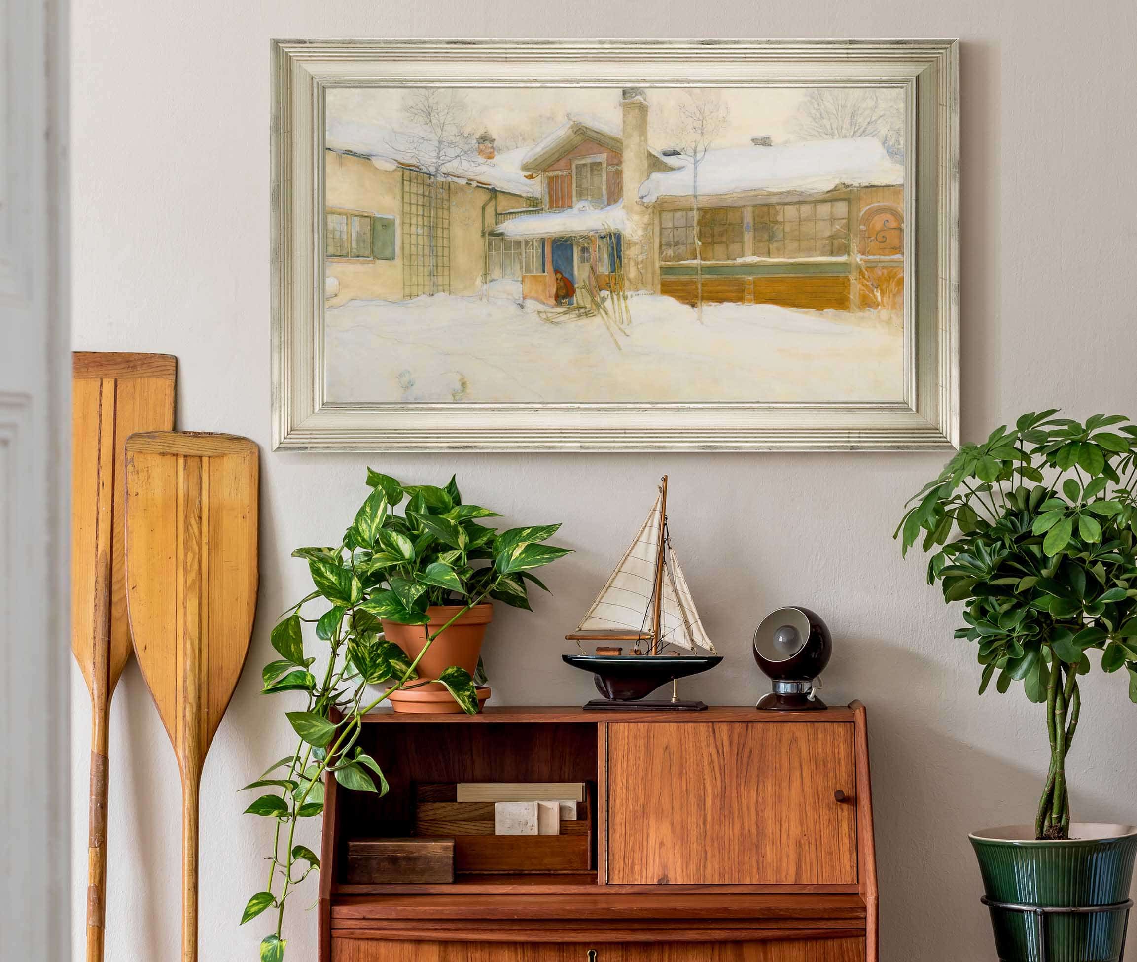 My Country Cottage In Winter Sundborn by Carl Larsson - Image 6