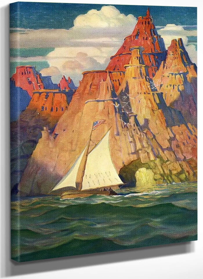 Mysterious Island By NC Wyeth