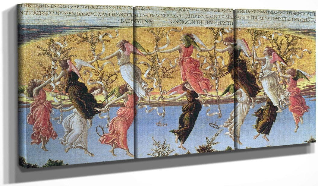 Mystic Nativity A By Sandro Botticelli
