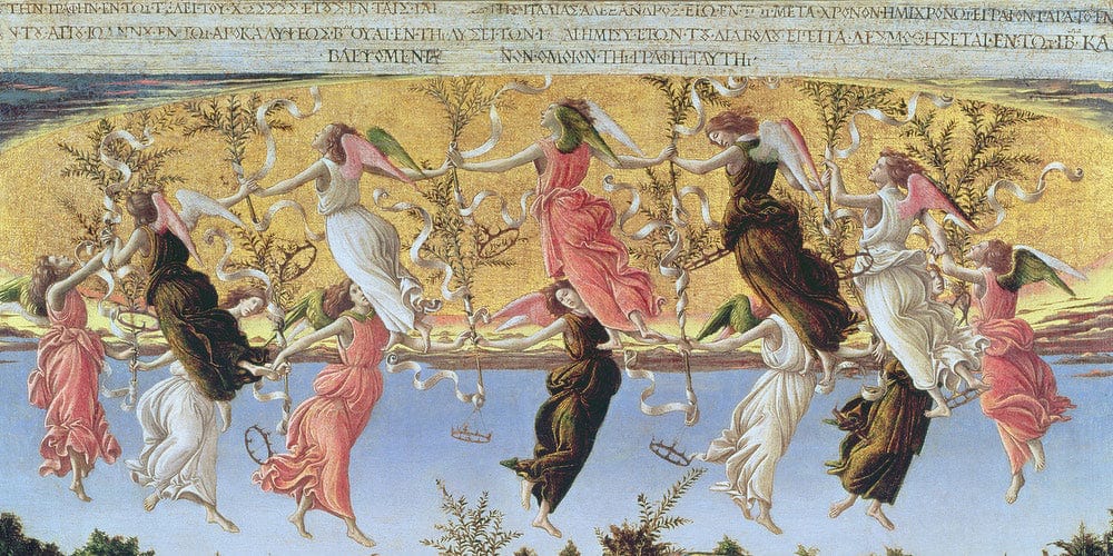 Mystic Nativity A By Sandro Botticelli - Image 2