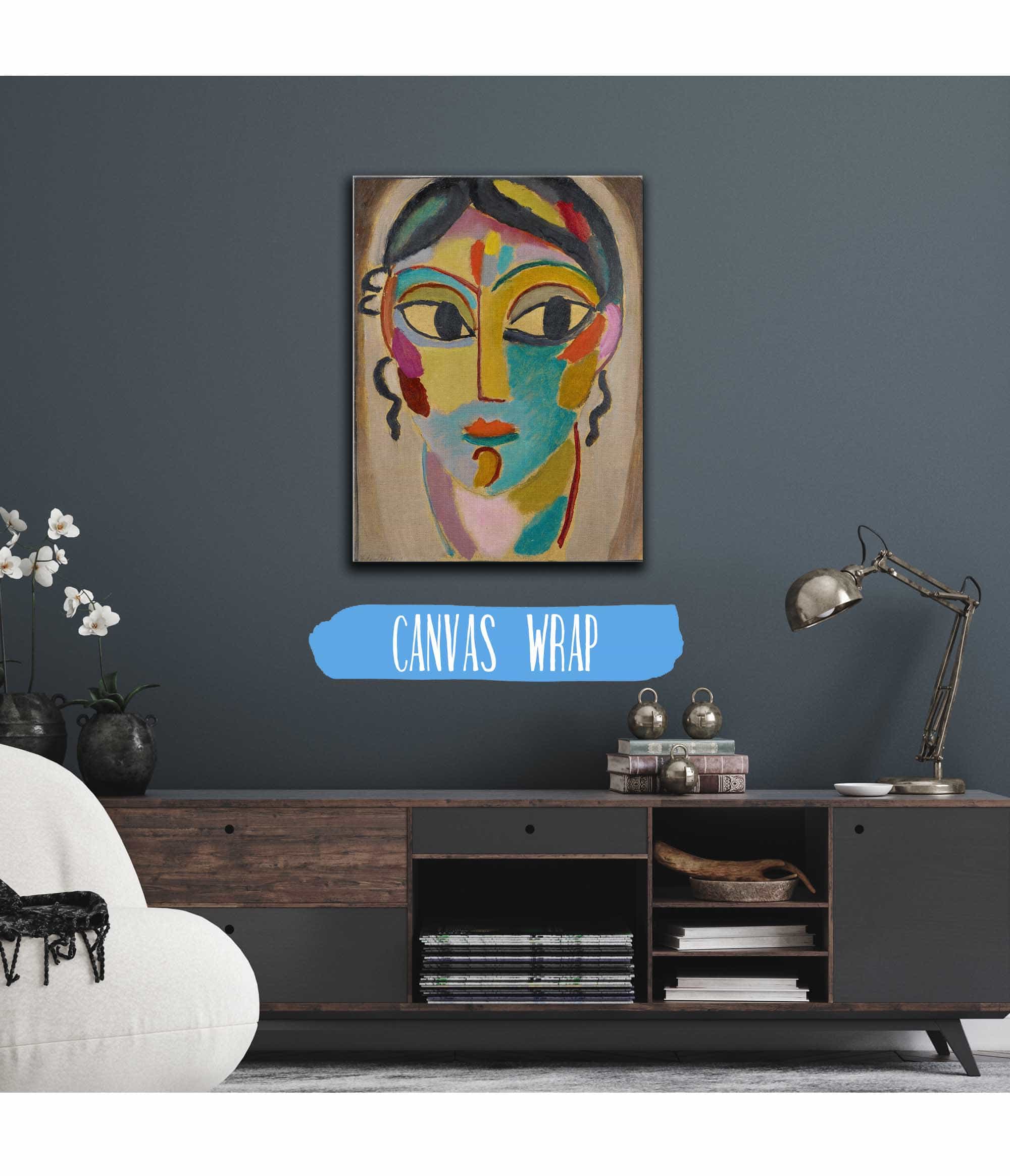 Mystical Head Head Of A Girl Frontal by Alexej Von Jawlensky - Image 3