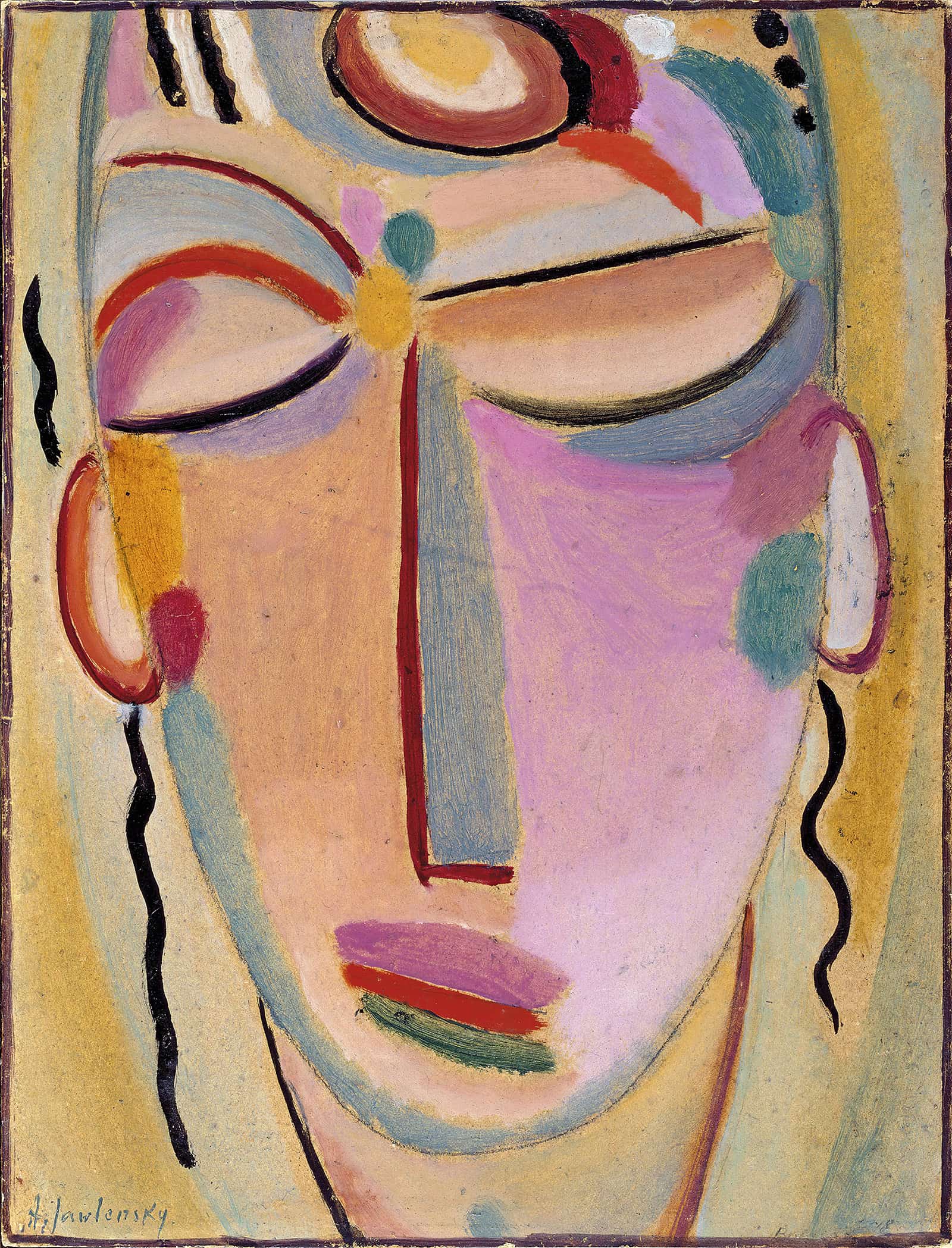 Mystical Head Meditation by Alexej Von Jawlensky