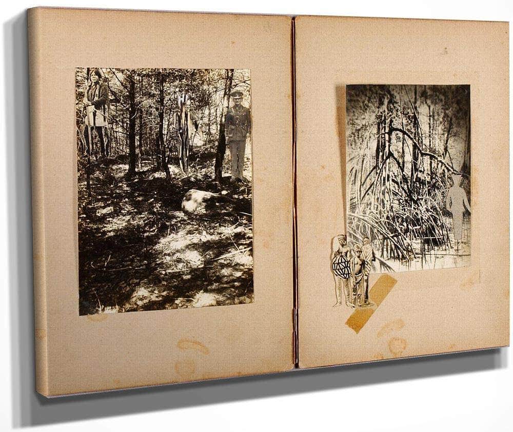 N. American Soldiers, Men In Mangrove, Study Folder For Book Concealing Coloration In The Animal Kingdom By Abbott Handerson Thayer