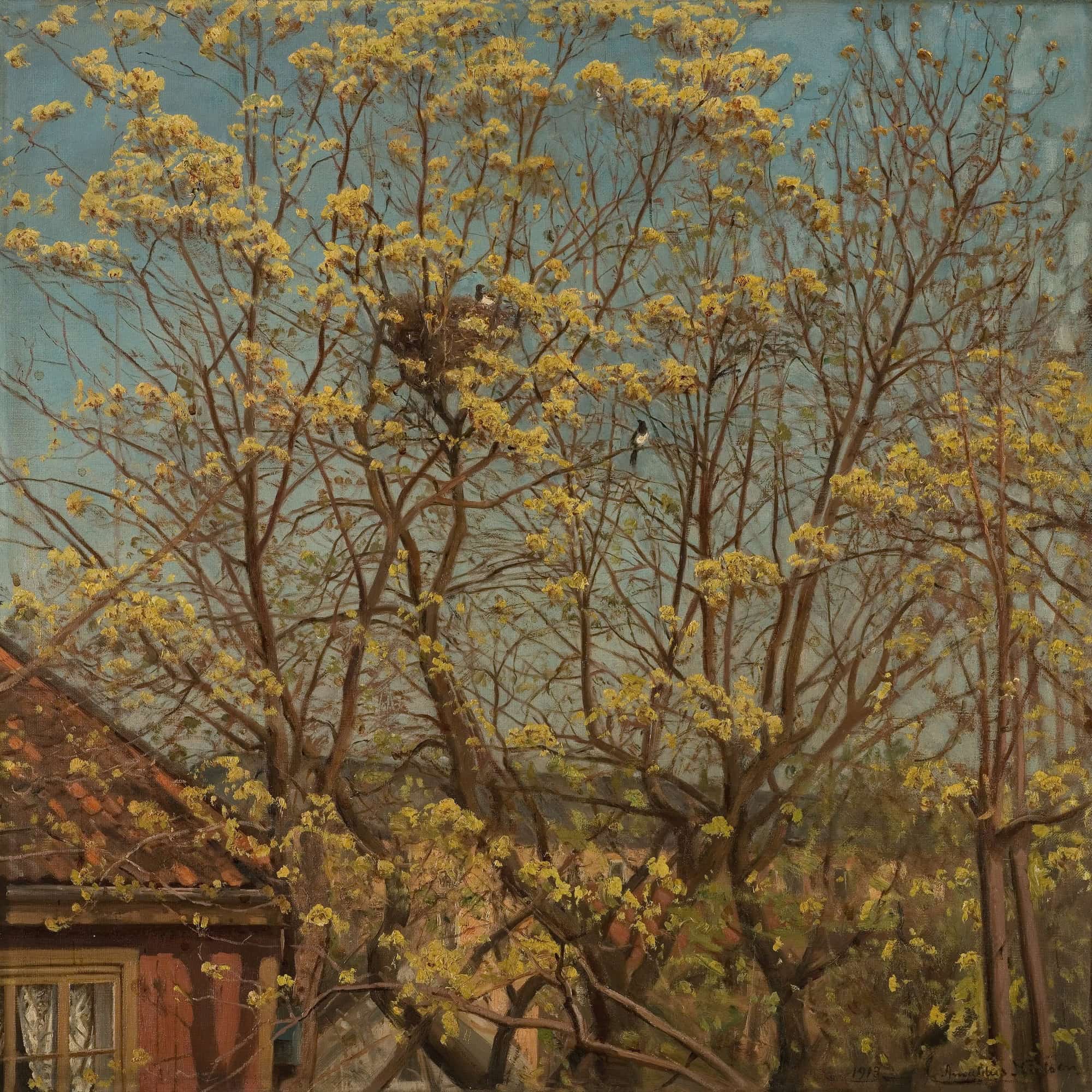 Naboer. Motiv Fra Ateliervinduet Majorstuveien by Amaldus Nielsen - Image 4