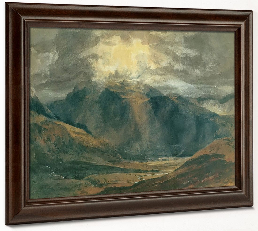 Nant Peris Looking Towards Snowden By Jwm Turner - Image 6