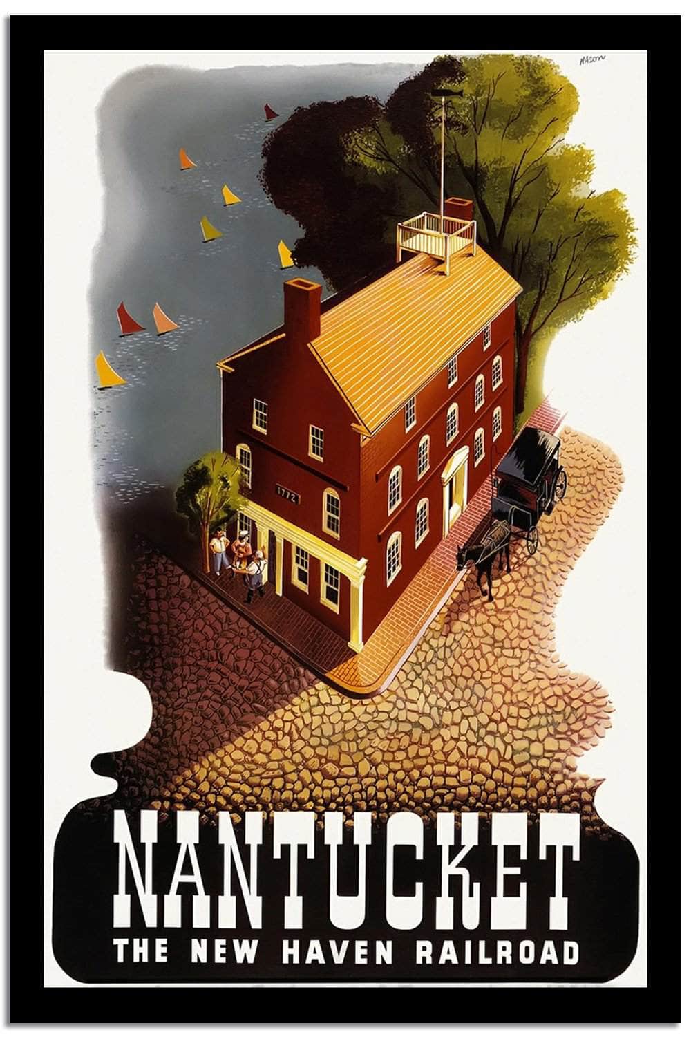 Nantucket (The New Haven Rairoad)  Wpa Vintage Advertising. - Image 2
