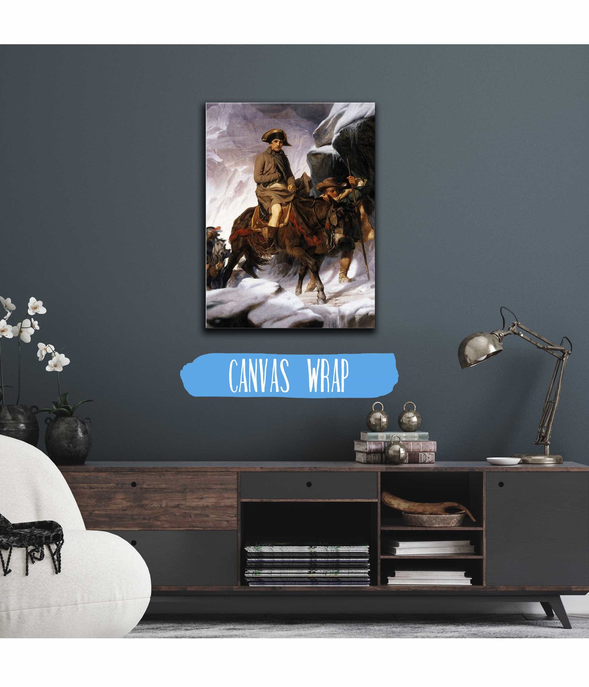 Napoleon Crossing The Alps by Paul Delaroche - Image 3