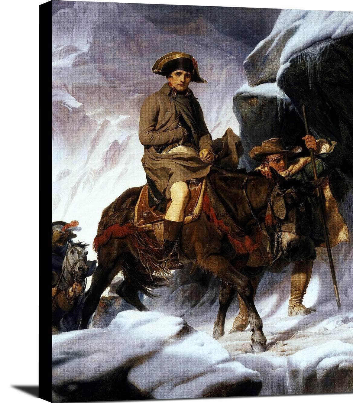 Napoleon Crossing The Alps Painting Paul Delaroche Canvas Art - Image 2