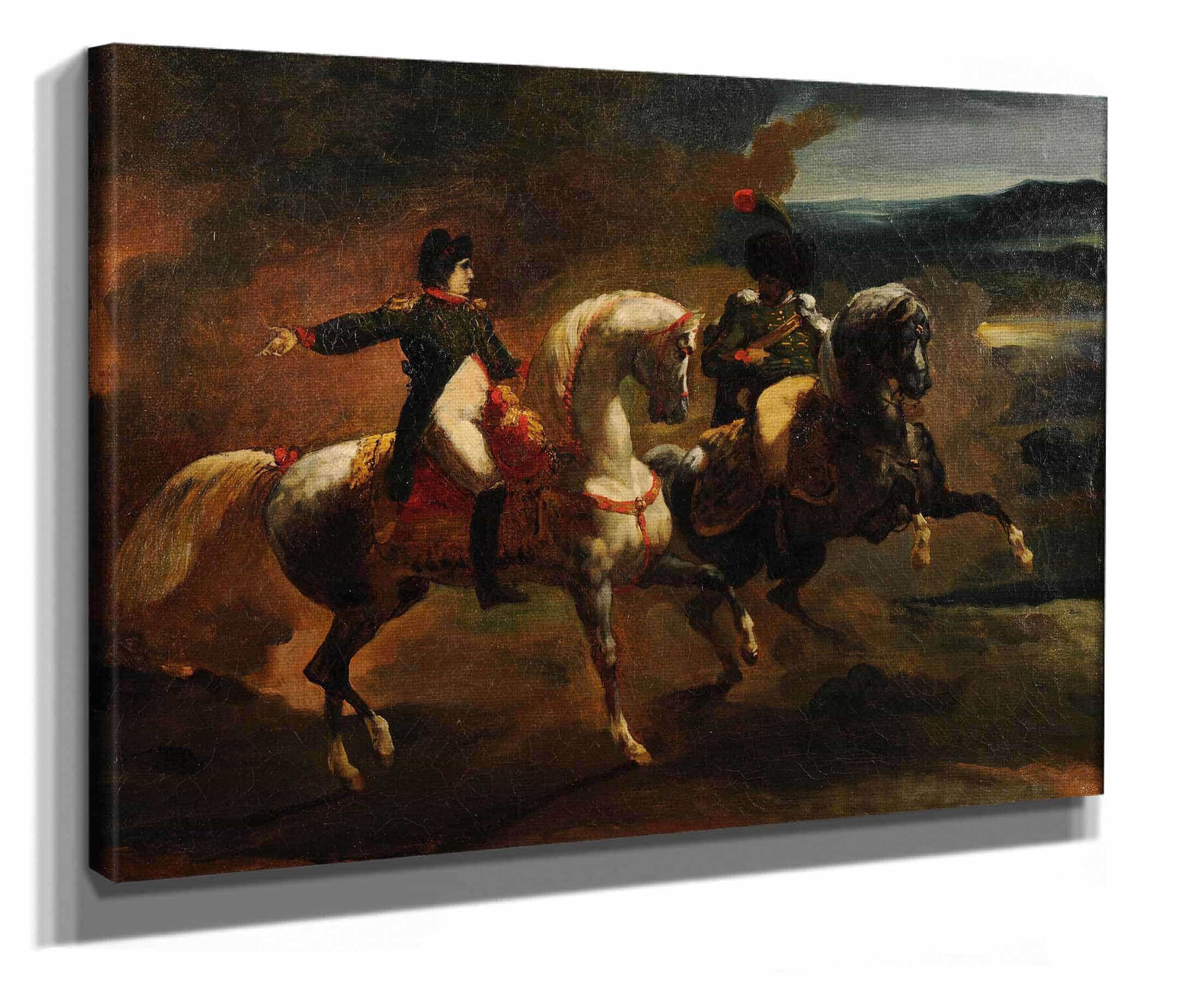 Napoleon Donnant Un Ordre A Un Officier Superieur Des Guides by Theodore Gericault - Image 2