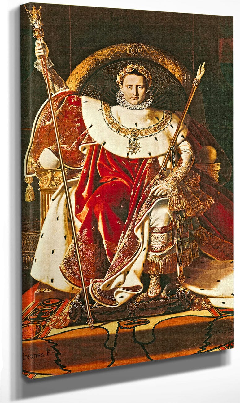 Napoleon I (1769 1821) On The Imperial Throne By Jean Auguste Dominique Ingres