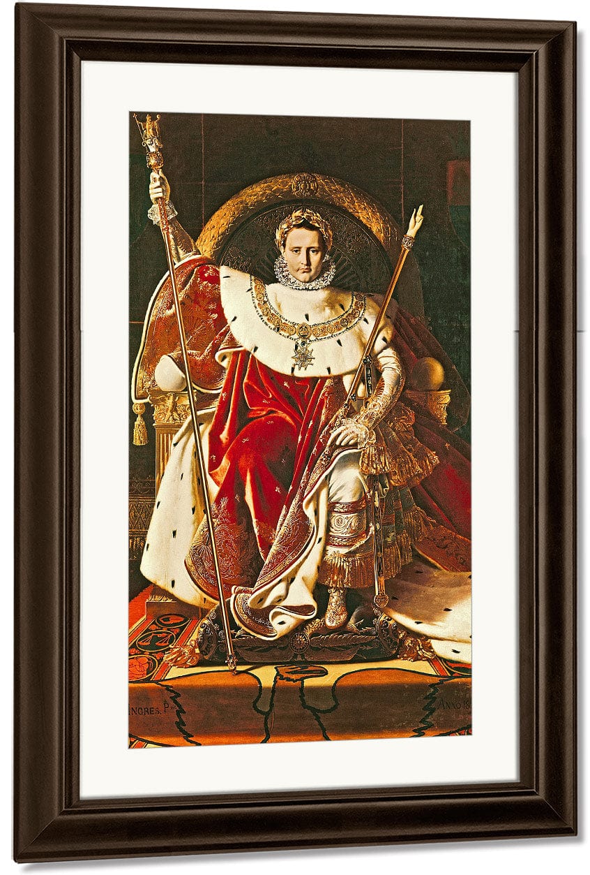 Napoleon I (1769 1821) On The Imperial Throne By Jean Auguste Dominique Ingres - Image 3