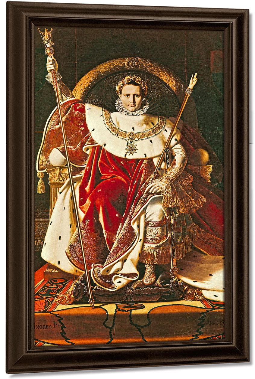 Napoleon I (1769 1821) On The Imperial Throne By Jean Auguste Dominique Ingres - Image 4
