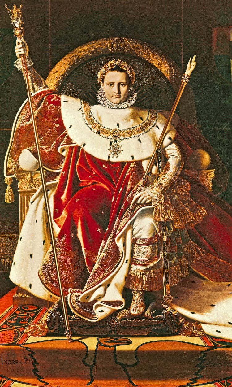 Napoleon I (1769 1821) On The Imperial Throne By Jean Auguste Dominique Ingres - Image 5