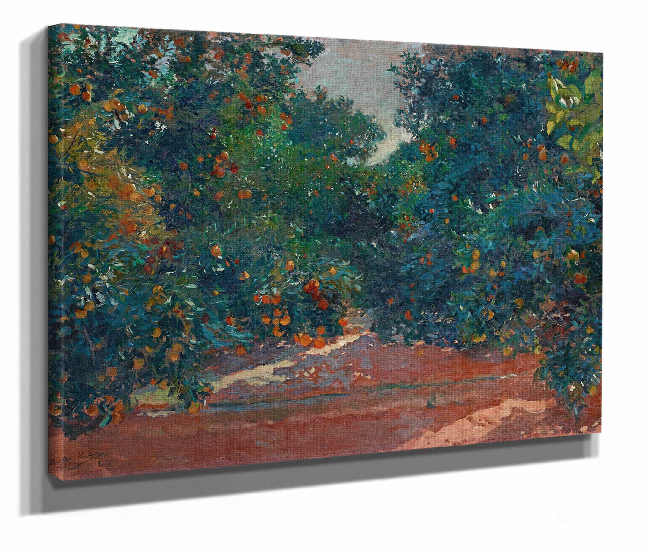 Naranjos De Alcira Orange Trees In Alcira by Joaquin Sorolla - Image 2