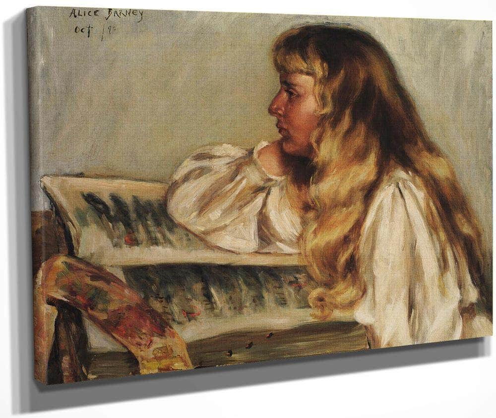 Natalie And Missal By Alice Pike Barney