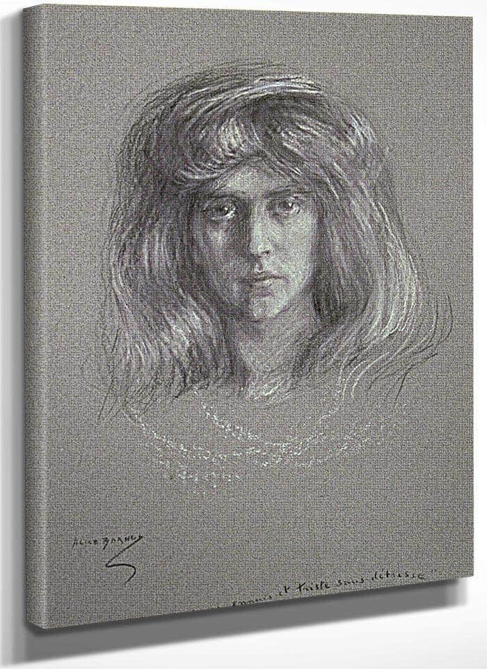 Natalie With Flowing Hair By Alice Pike Barney