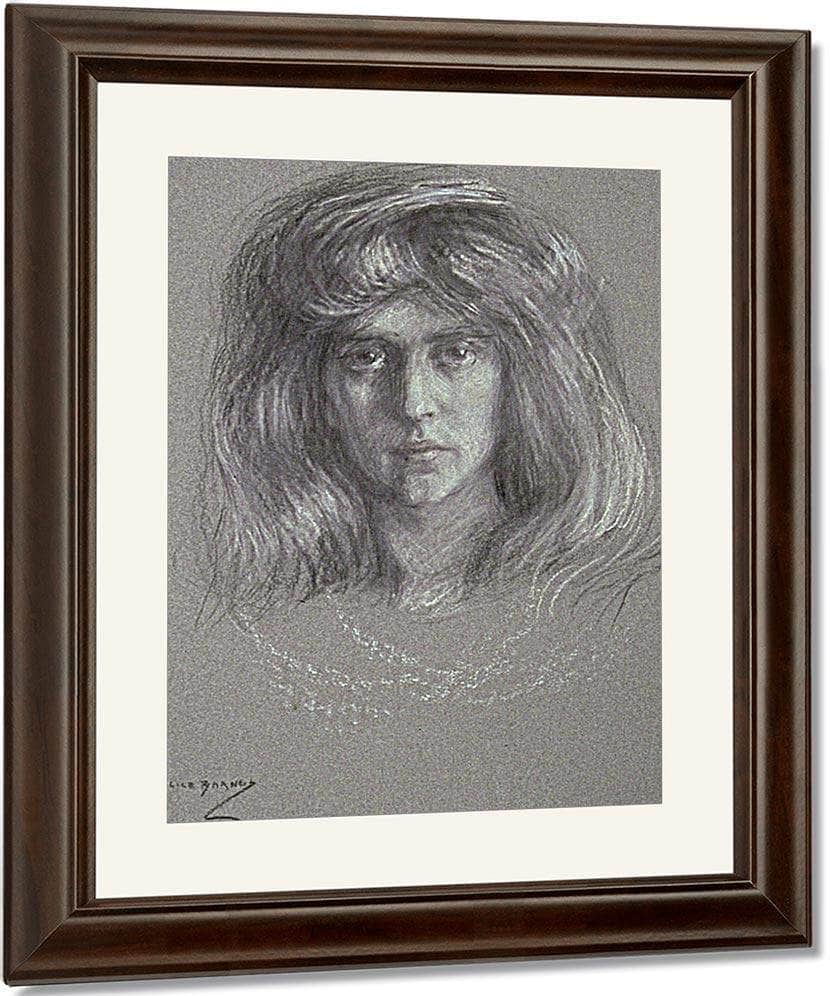Natalie With Flowing Hair By Alice Pike Barney - Image 4