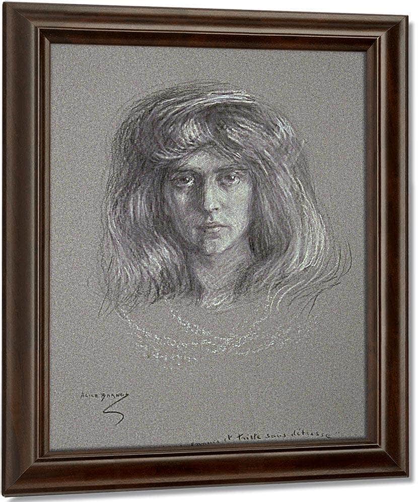 Natalie With Flowing Hair By Alice Pike Barney - Image 5