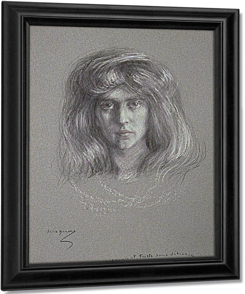 Natalie With Flowing Hair By Alice Pike Barney - Image 7