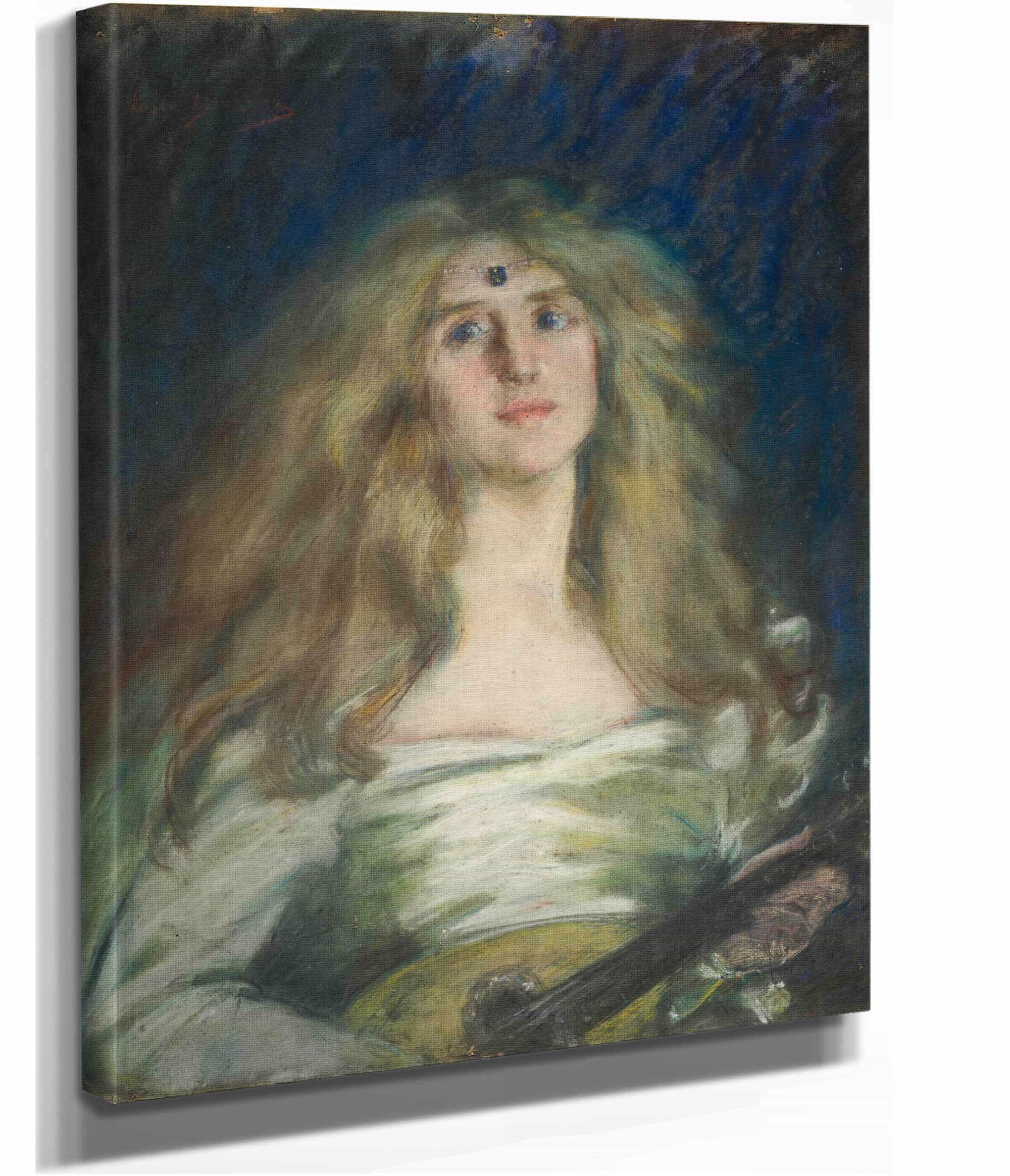 Natalie With Mandolin by Alice Pike Barney - Image 2