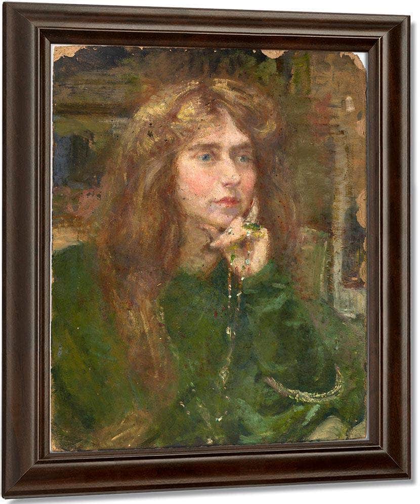 Natalie With Necklace By Alice Pike Barney - Image 5