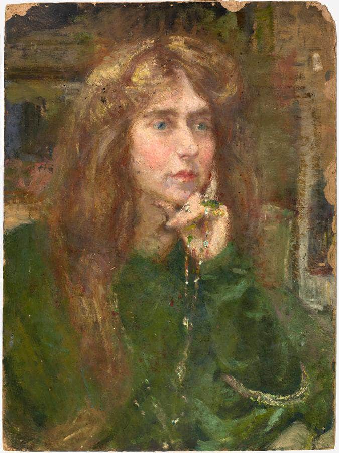Natalie With Necklace By Alice Pike Barney - Image 6