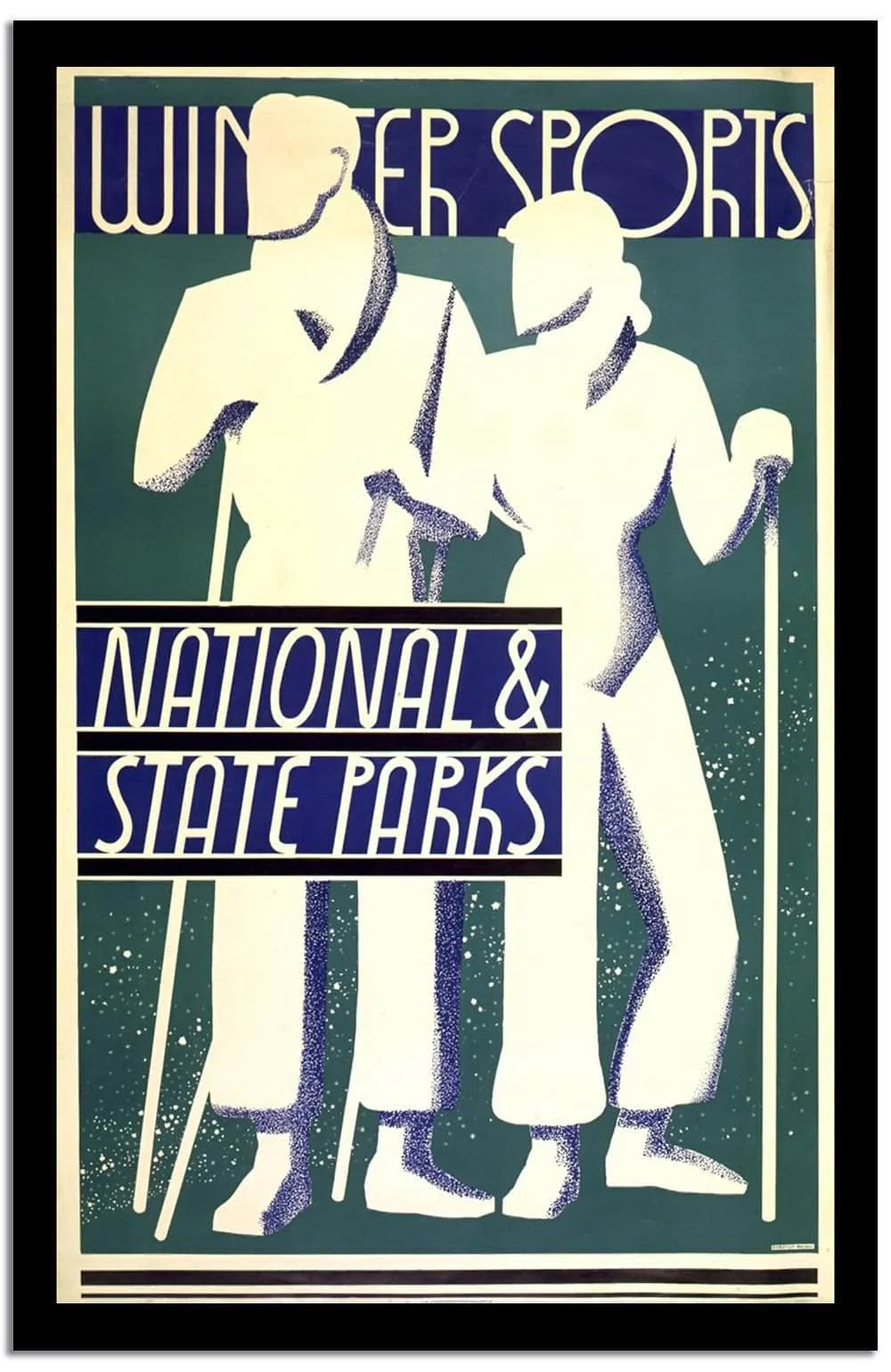 National & State Parks  Vintage Poster - Image 2