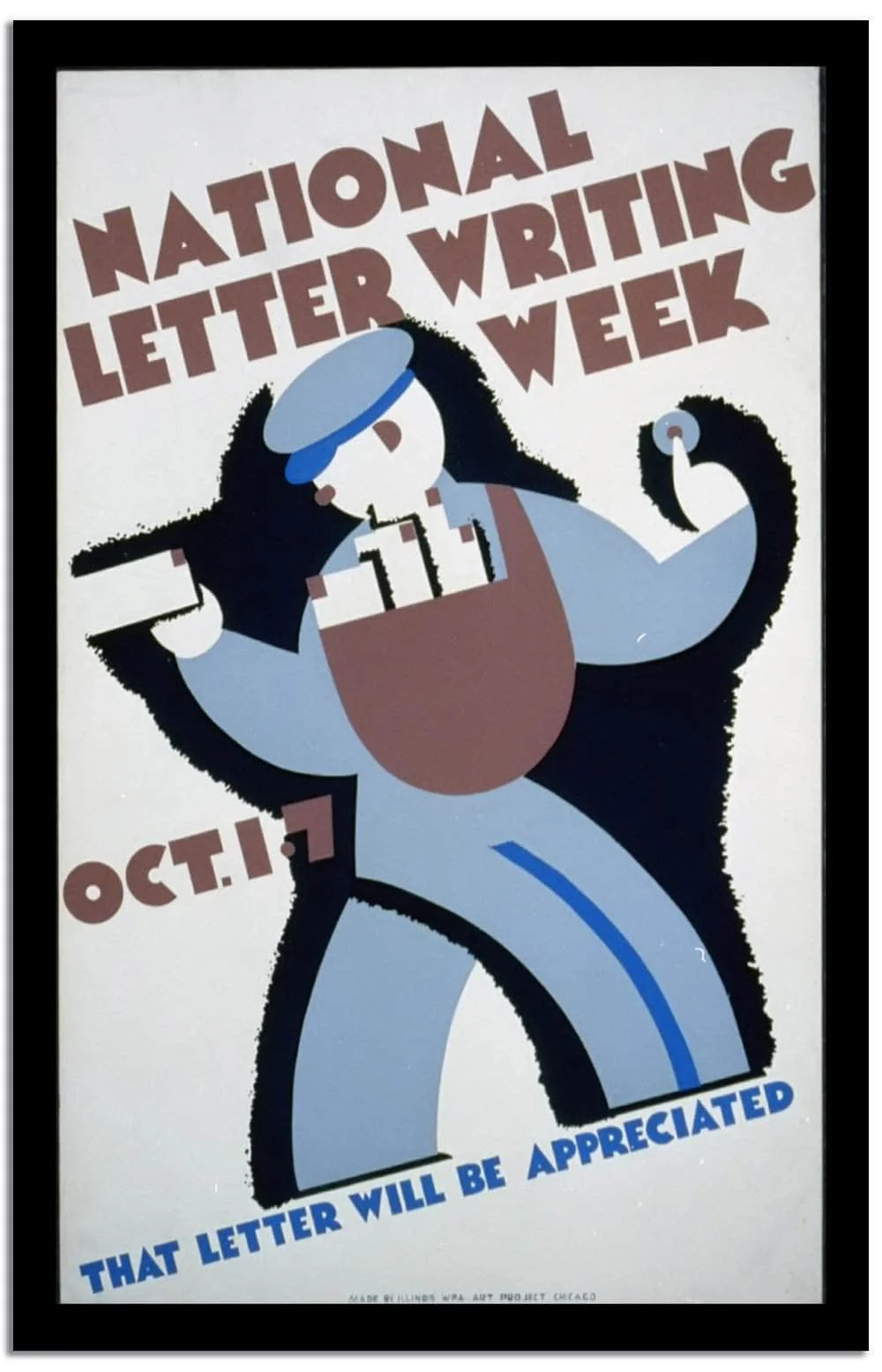 National Letter Writing Week Vintage Poster - Image 2