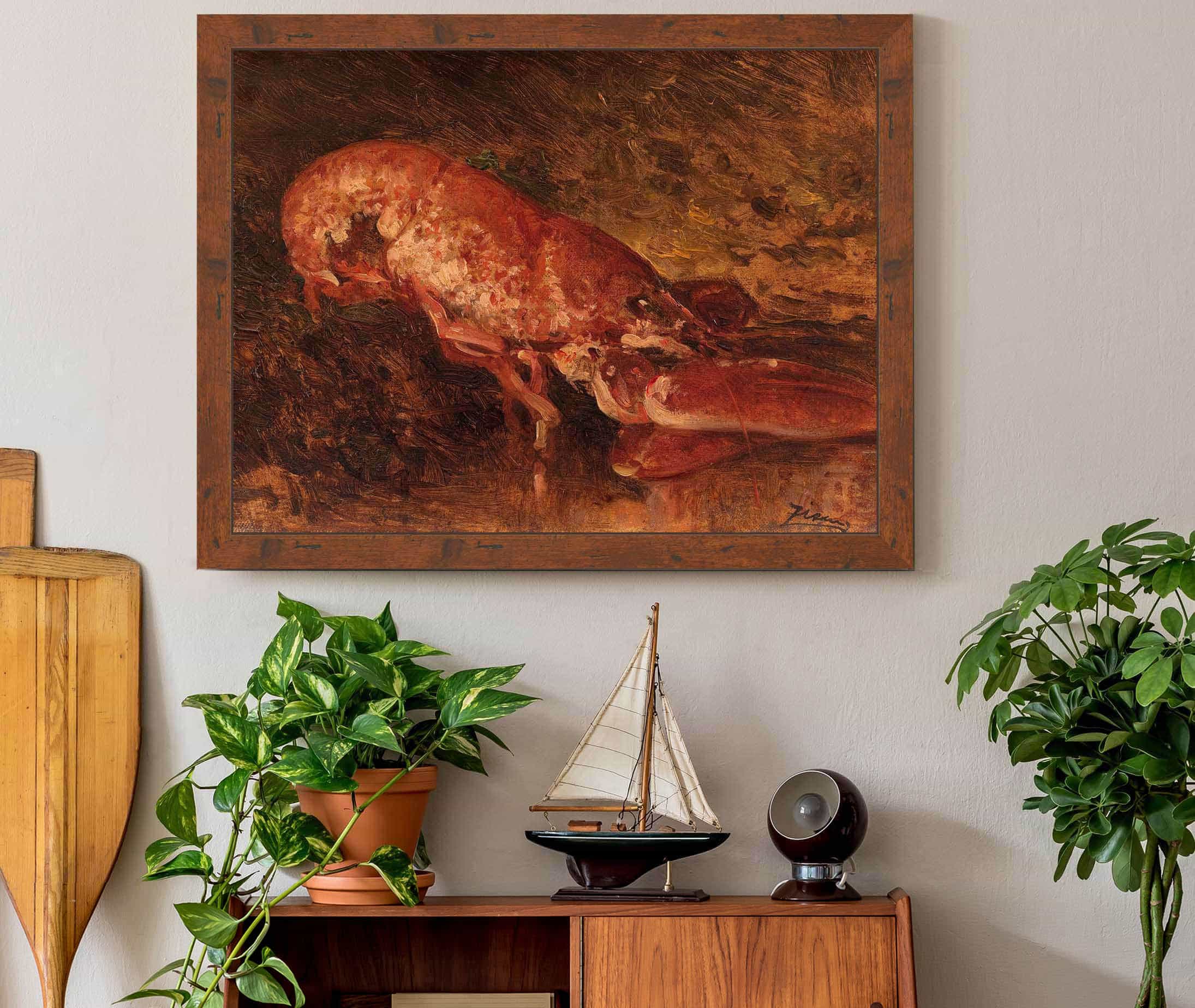 Nature Morte Au Homard by Felix Ziem - Image 3