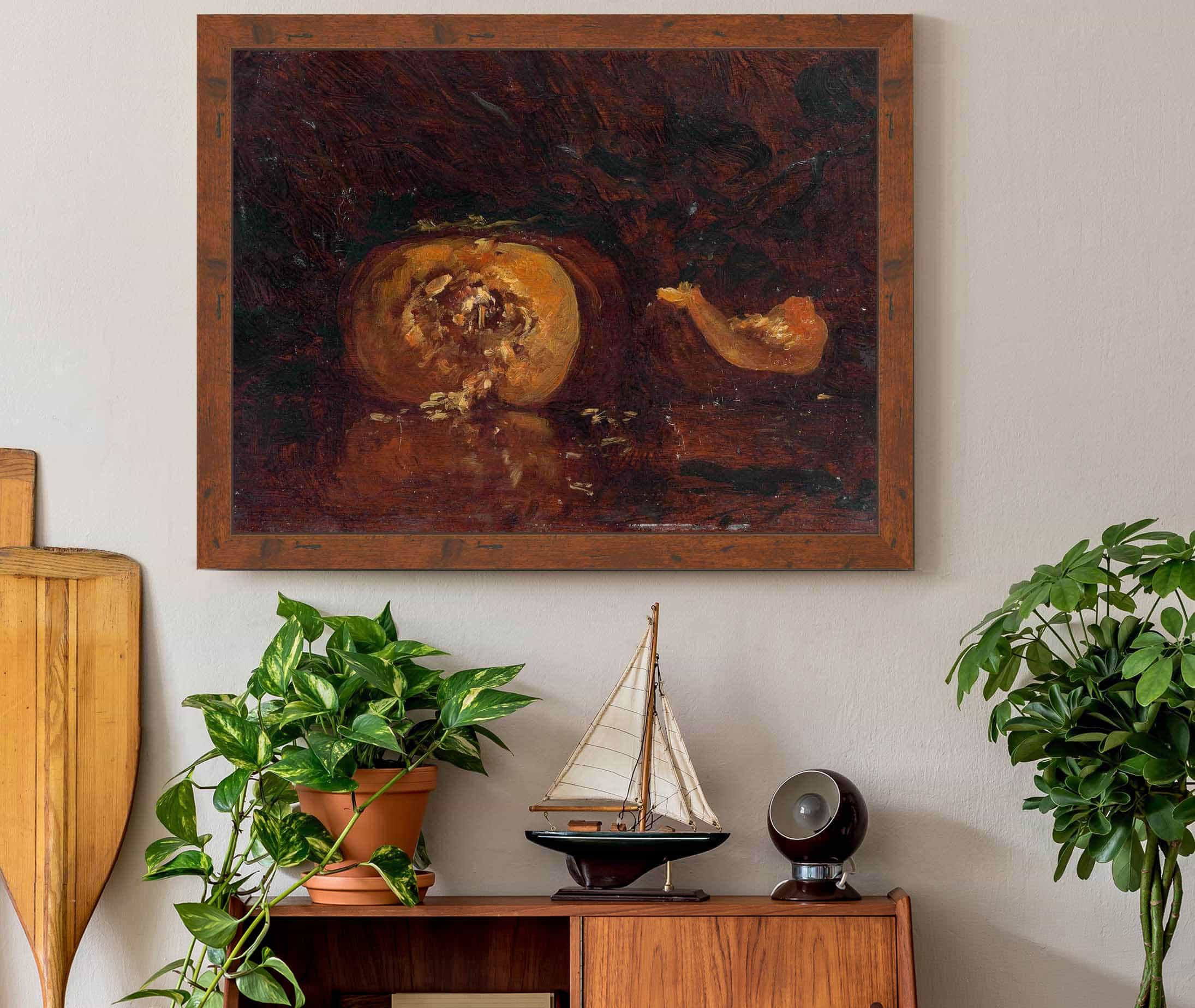 Nature Morte Au Potiron by Felix Ziem - Image 3