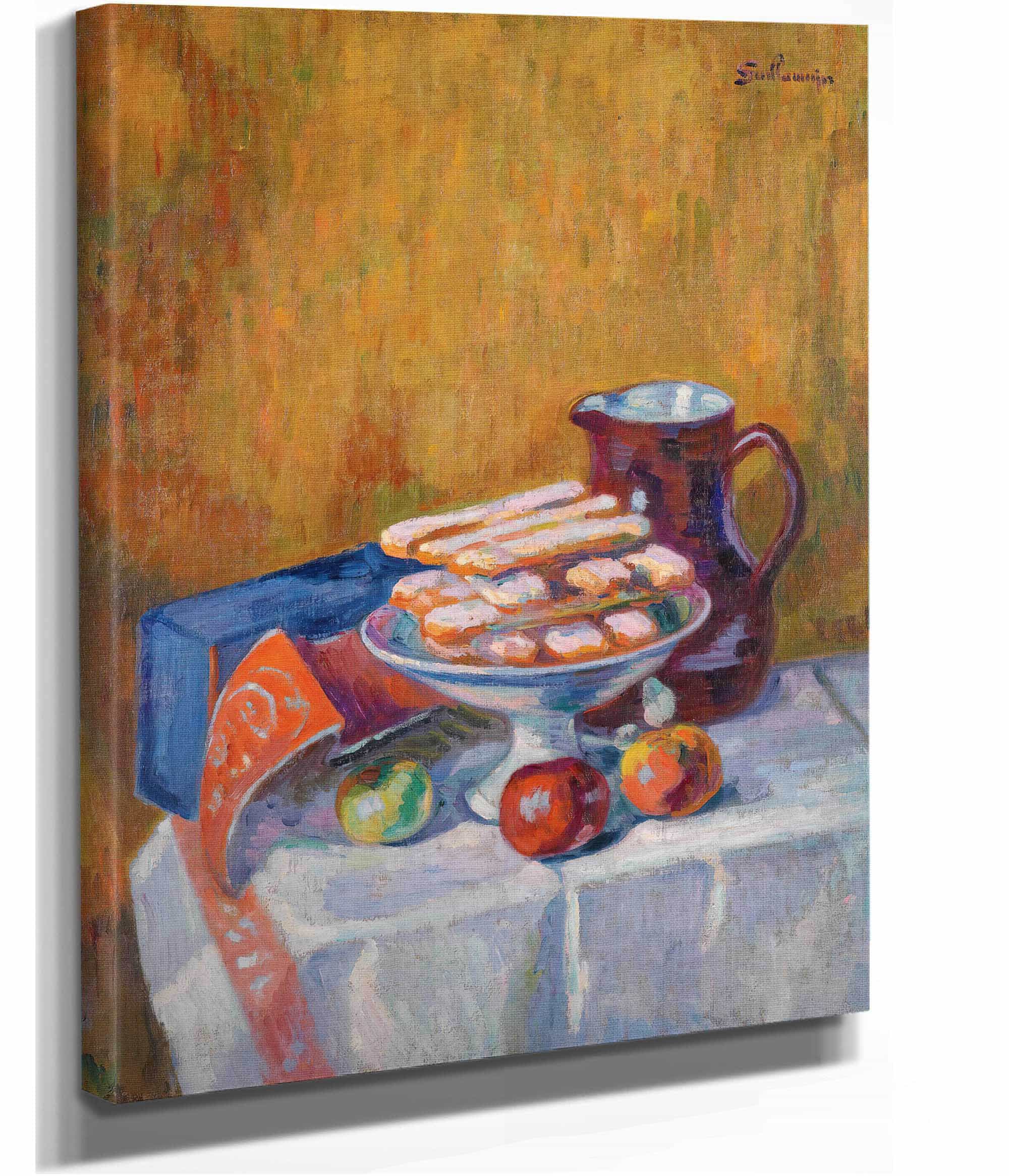 Nature Morte Aux Biscuits by Armand Guillaumin - Image 2