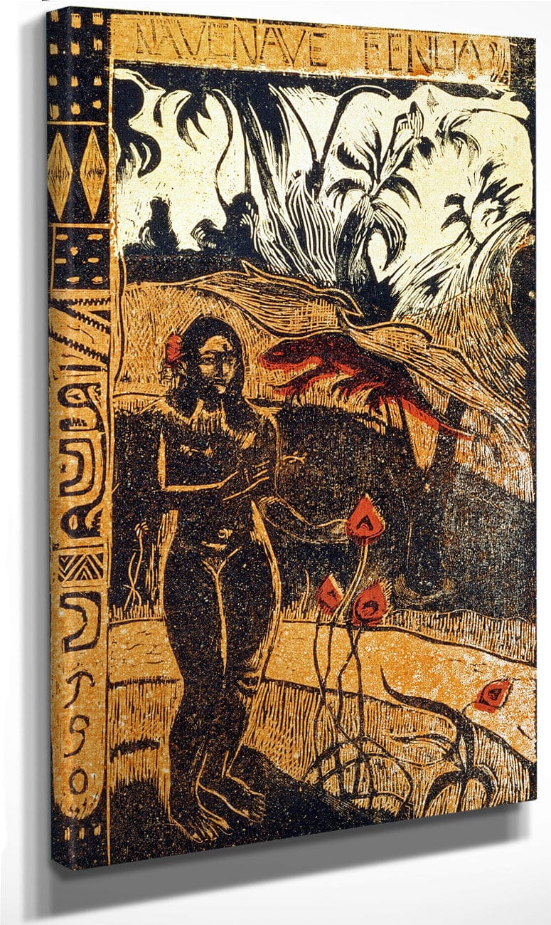 Nave Nave Fenua By Eugene Henri Paul Gauguin
