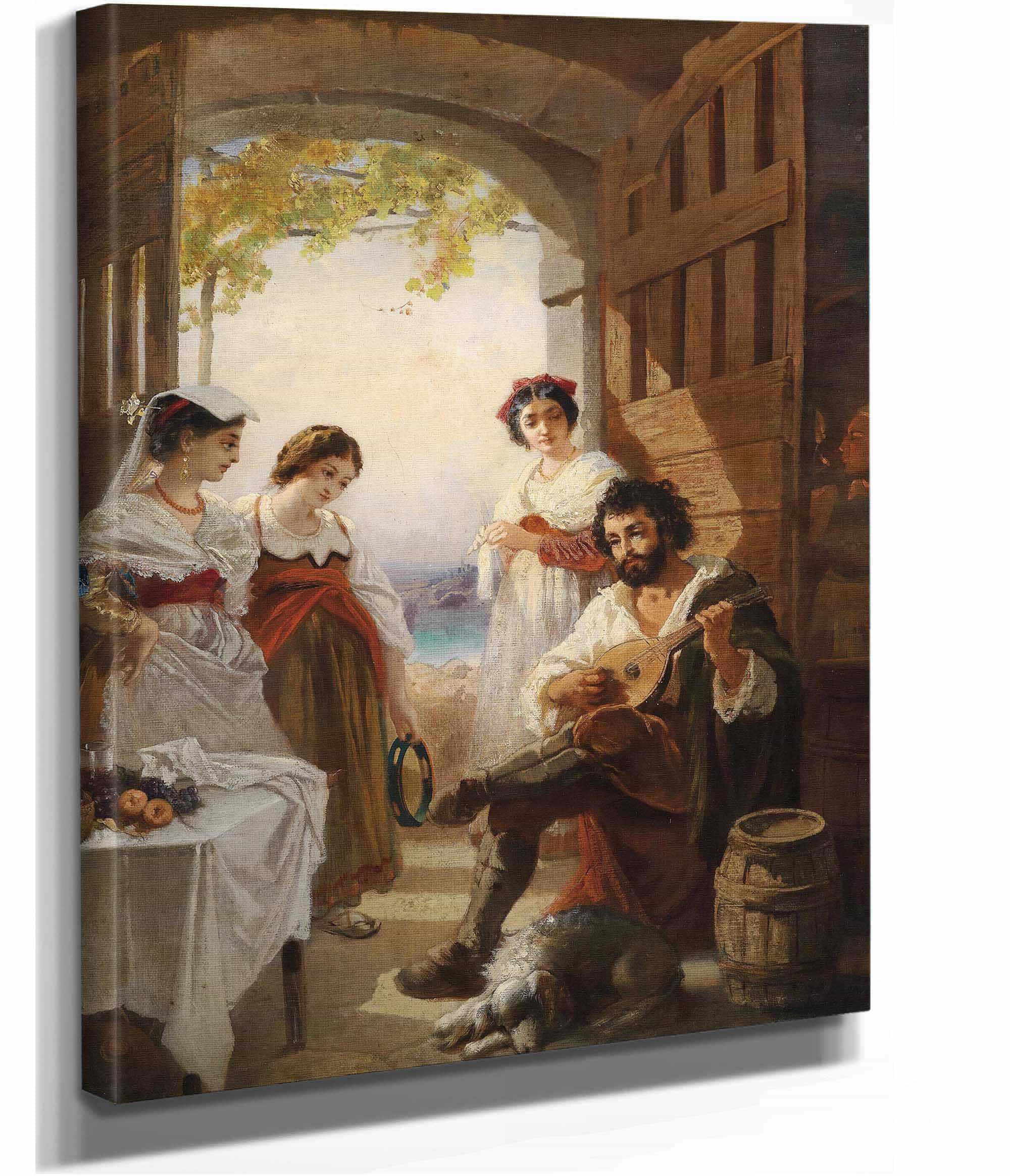 Neapolitanische Schenke by Anton Romako - Image 2