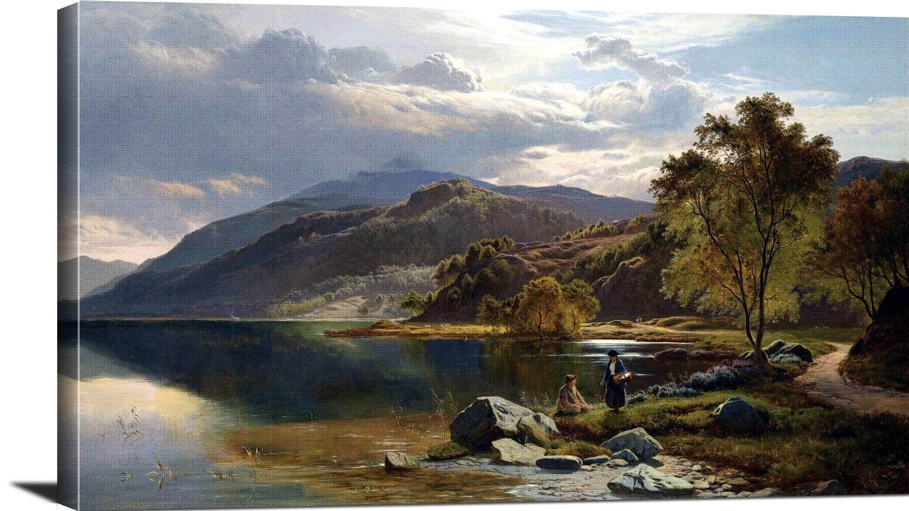 Near Barmouth, North Wales Painting Sidney Richard Percy Canvas Art - Image 3