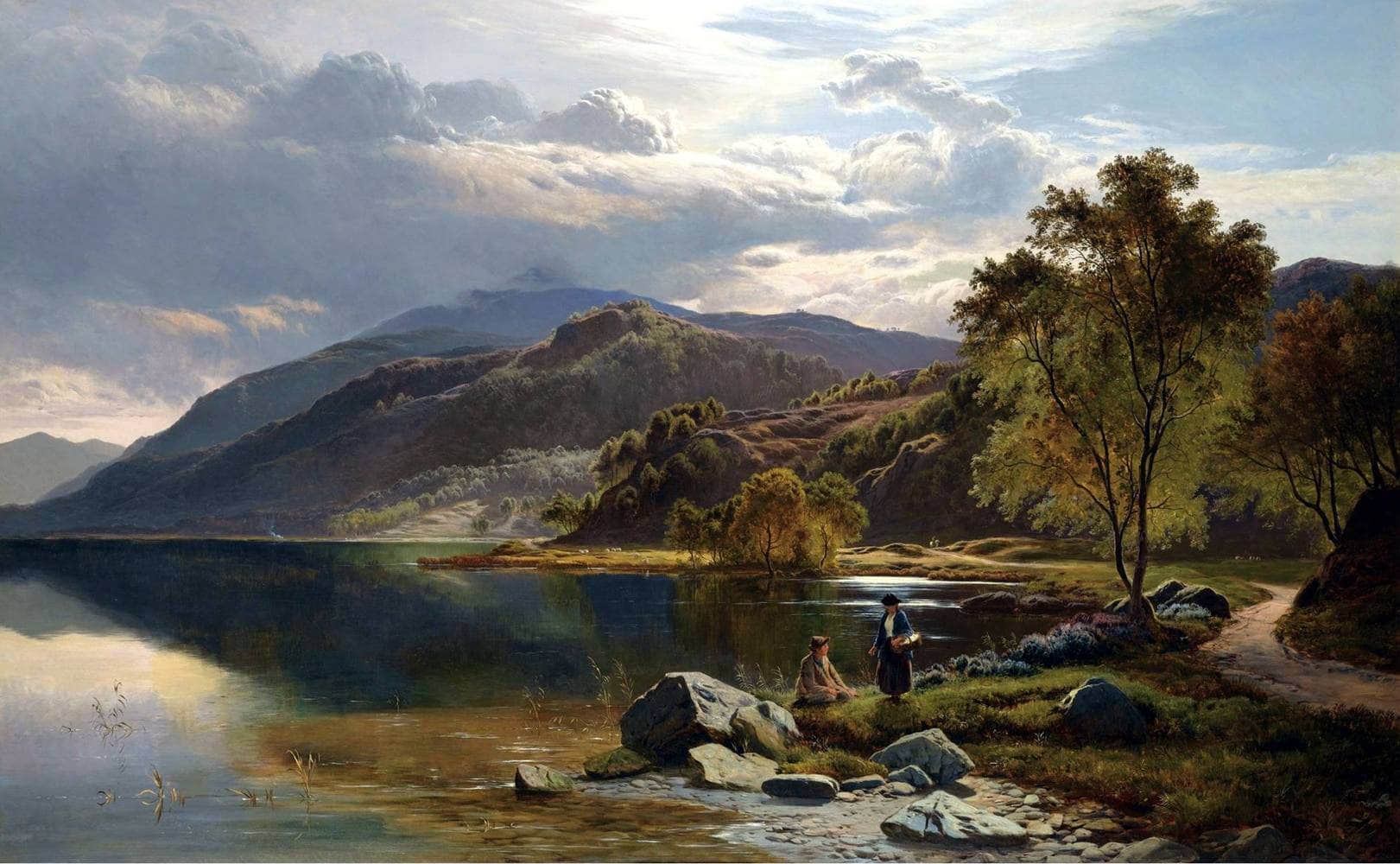 Near Barmouth, North Wales Painting Sidney Richard Percy Canvas Art - Image 5