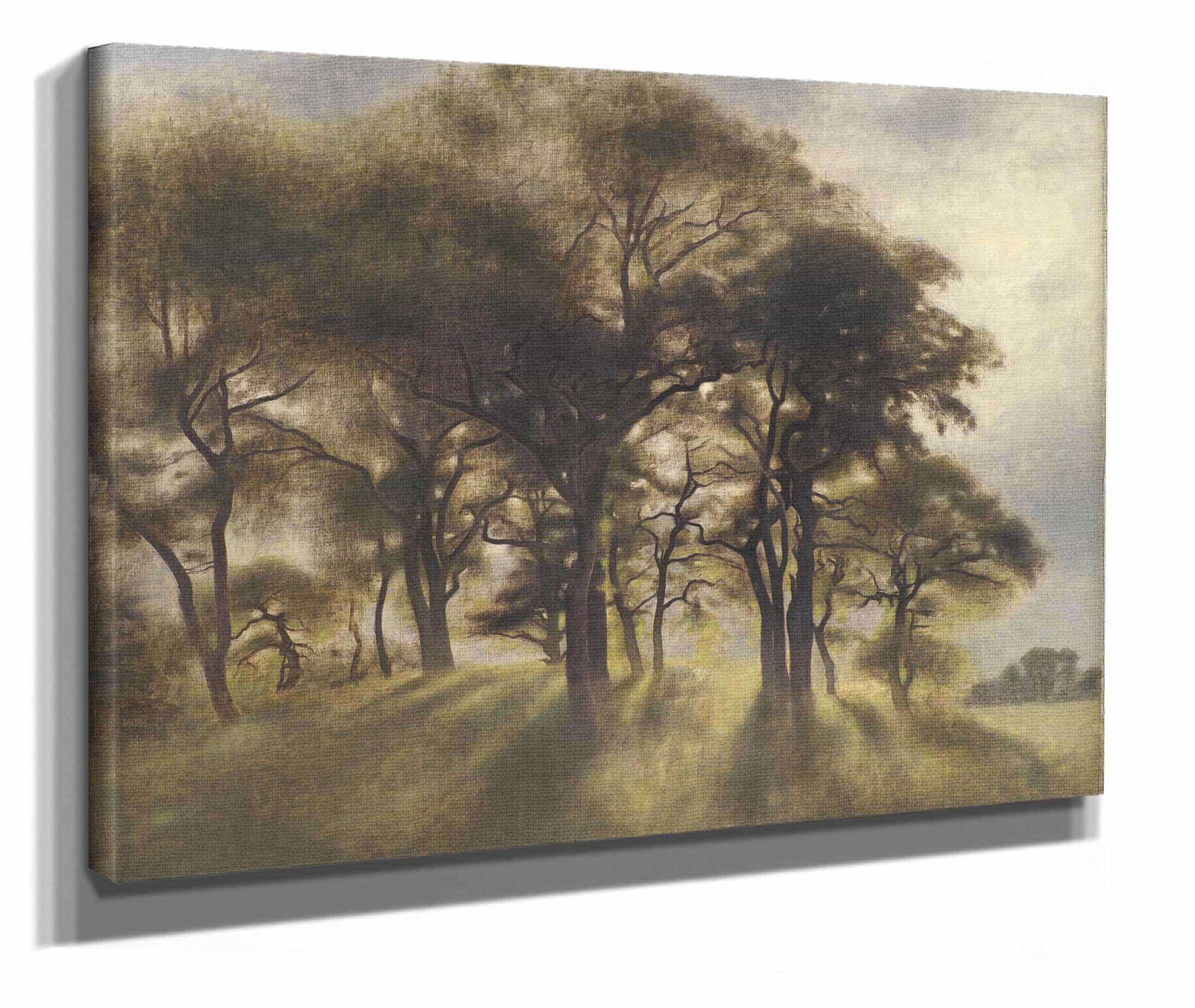 Near Fortunen Jaegersborg Deer Park North Of Copenhagen by Vilhelm Hammershoi - Image 2