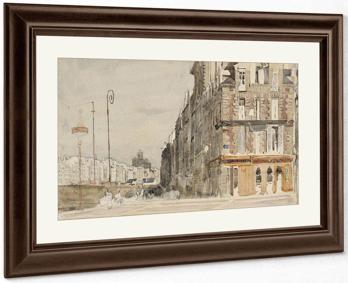 Near The Pont D’arcole Paris By David Cox - Image 3