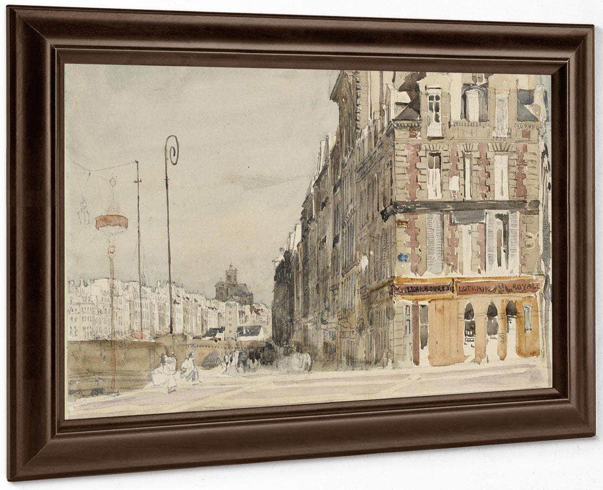 Near The Pont D’arcole Paris By David Cox - Image 4