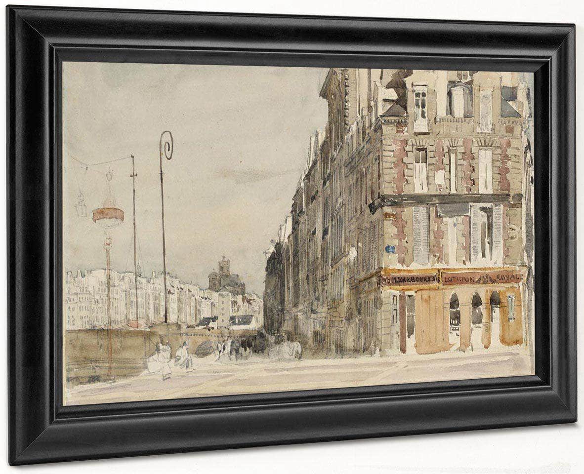 Near The Pont D’arcole Paris By David Cox - Image 6