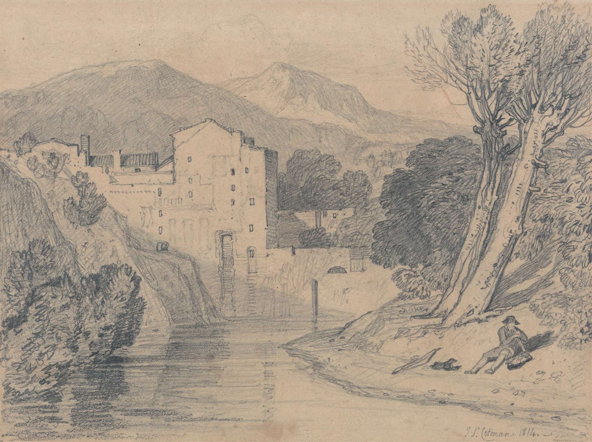 Near Whitby Yorkshire by John Sell Cotman