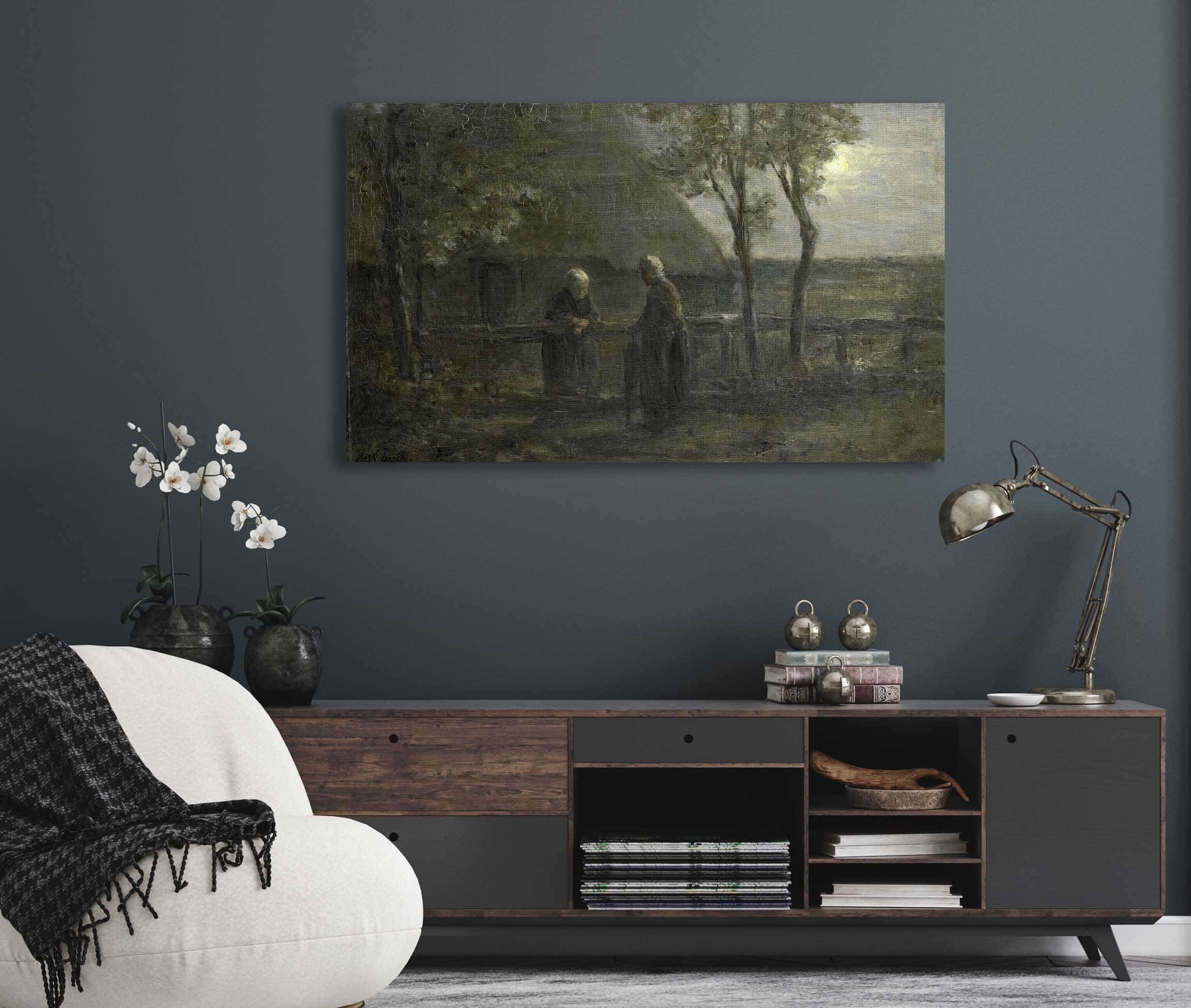 Neighborly Gossip by Jozef Israels - Image 5