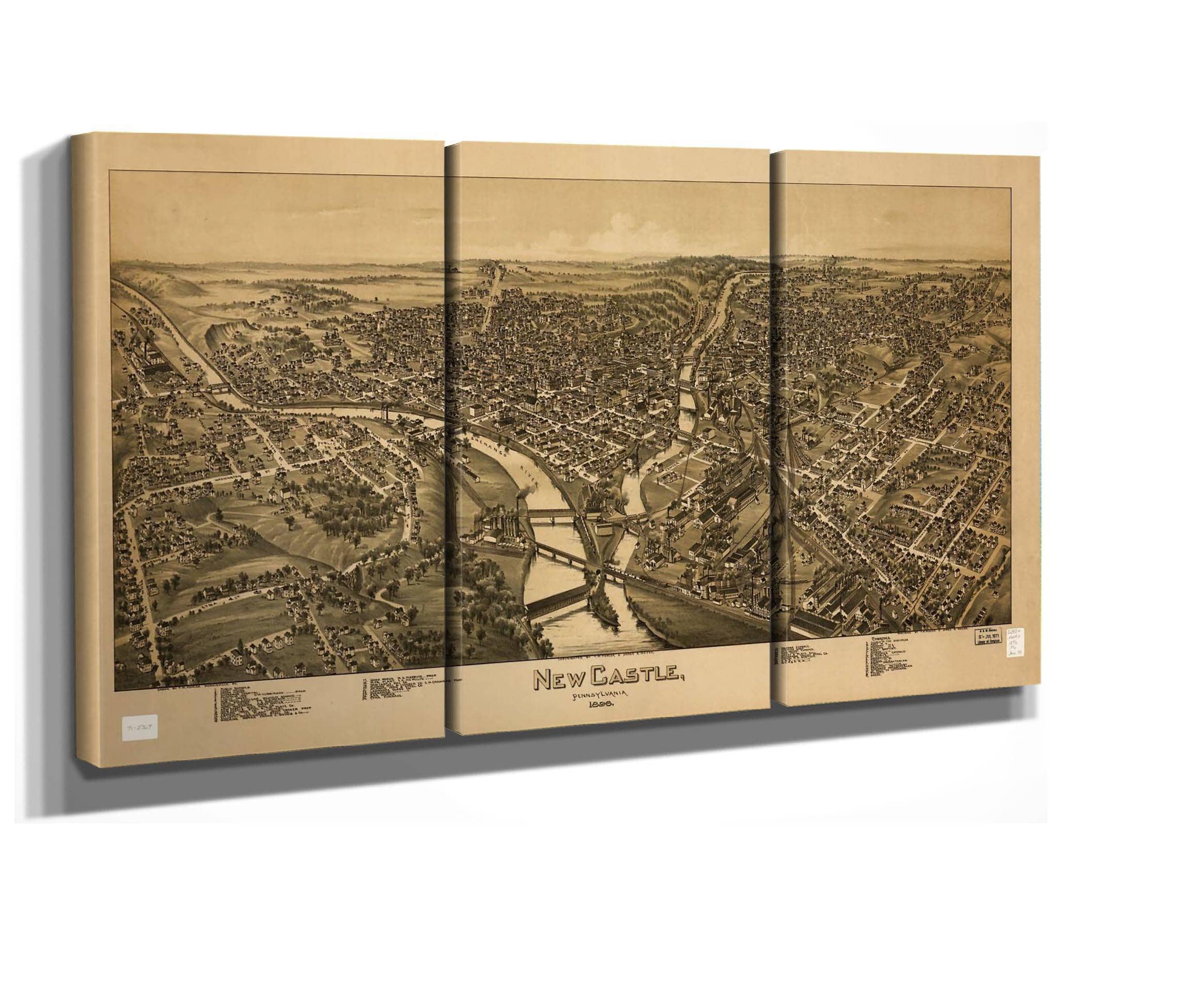 New Castle Pennsylvania 1896  State Of Pennsylvania - Image 2