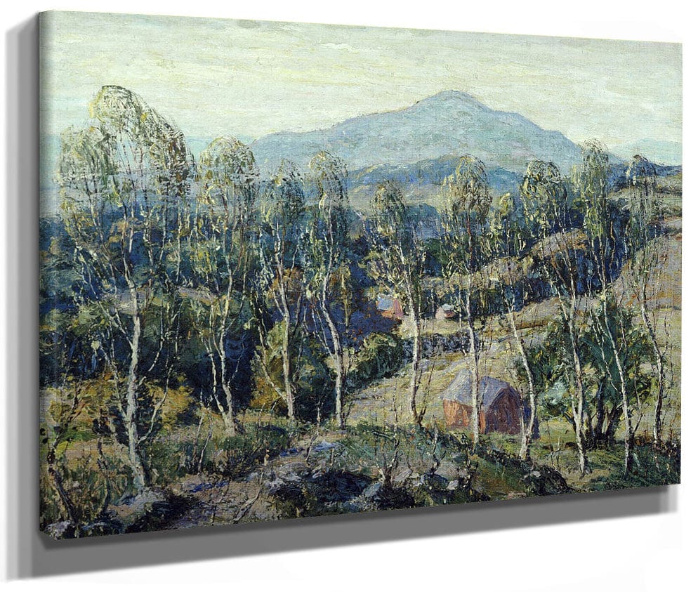 New England Birches By Ernest Lawson