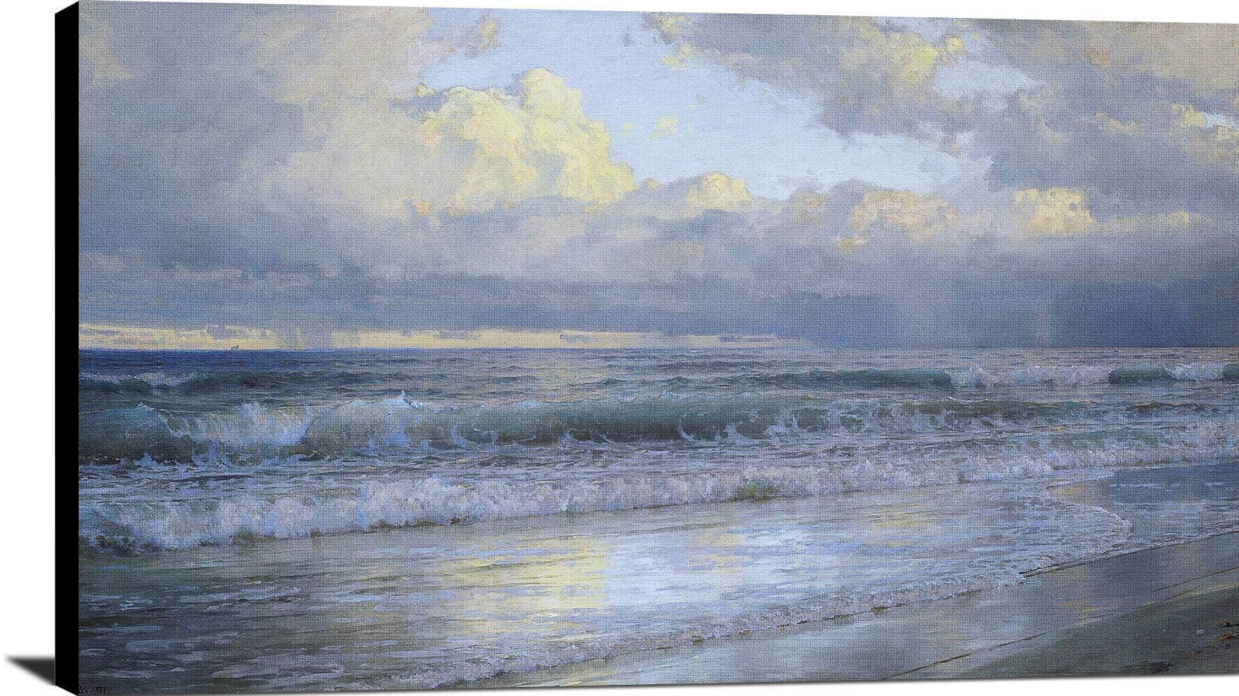 New Jersey Shore Painting William Trost Richards Canvas Art - Image 2