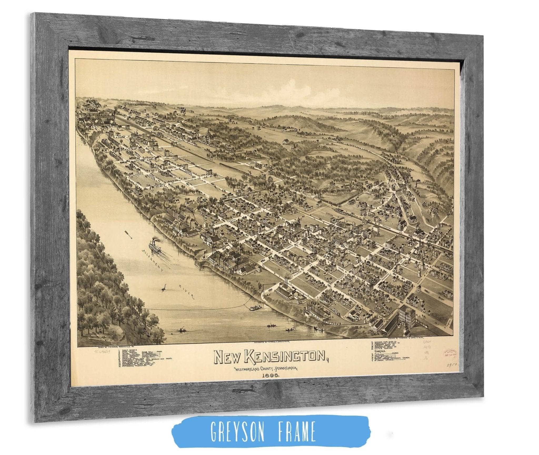 New Kensington Westmoreland County Pennsylvania 1896 State of Pennsylvania - Image 6