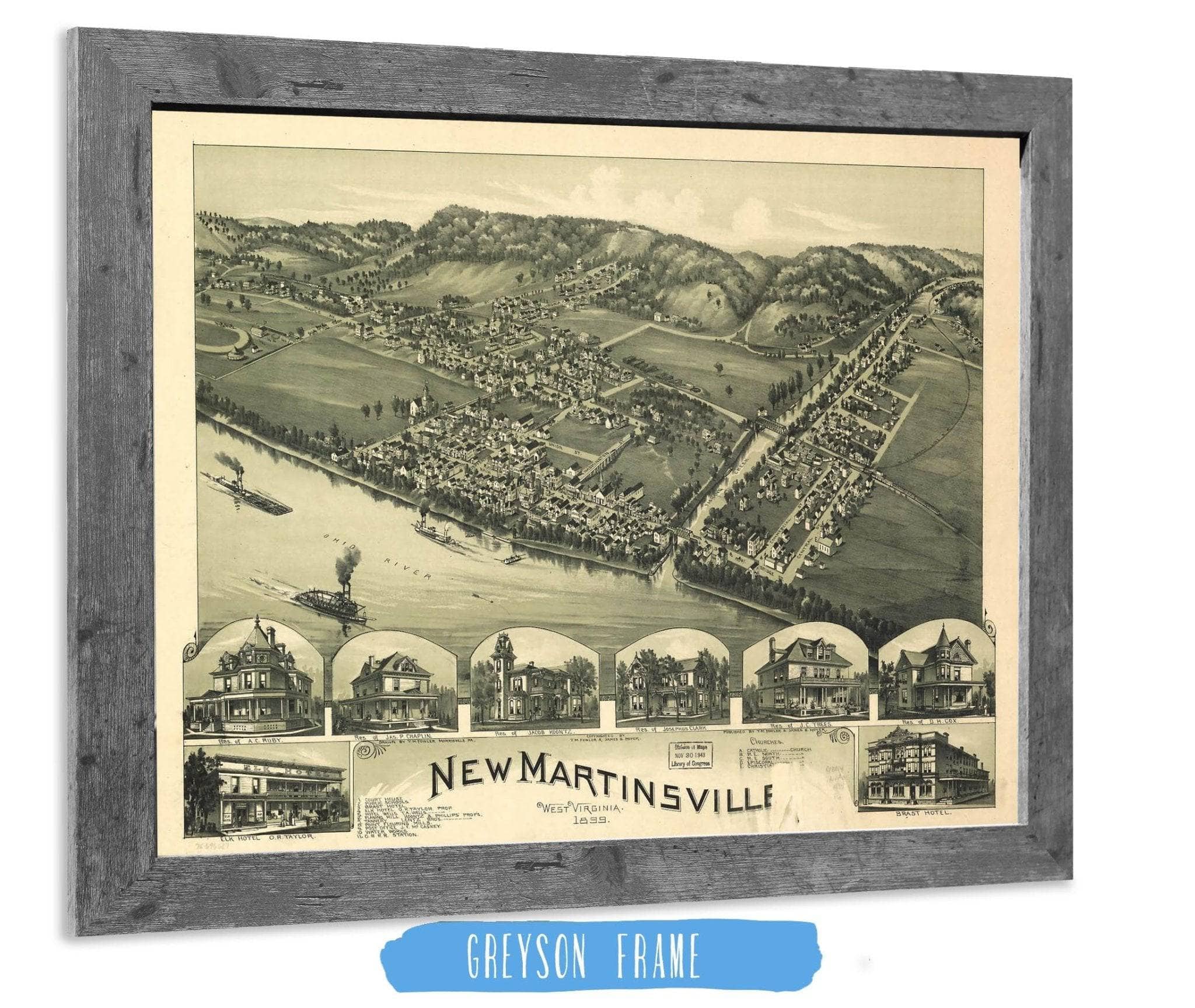 New Martinsville West Virginia 1899 State of West Virginia - Image 6