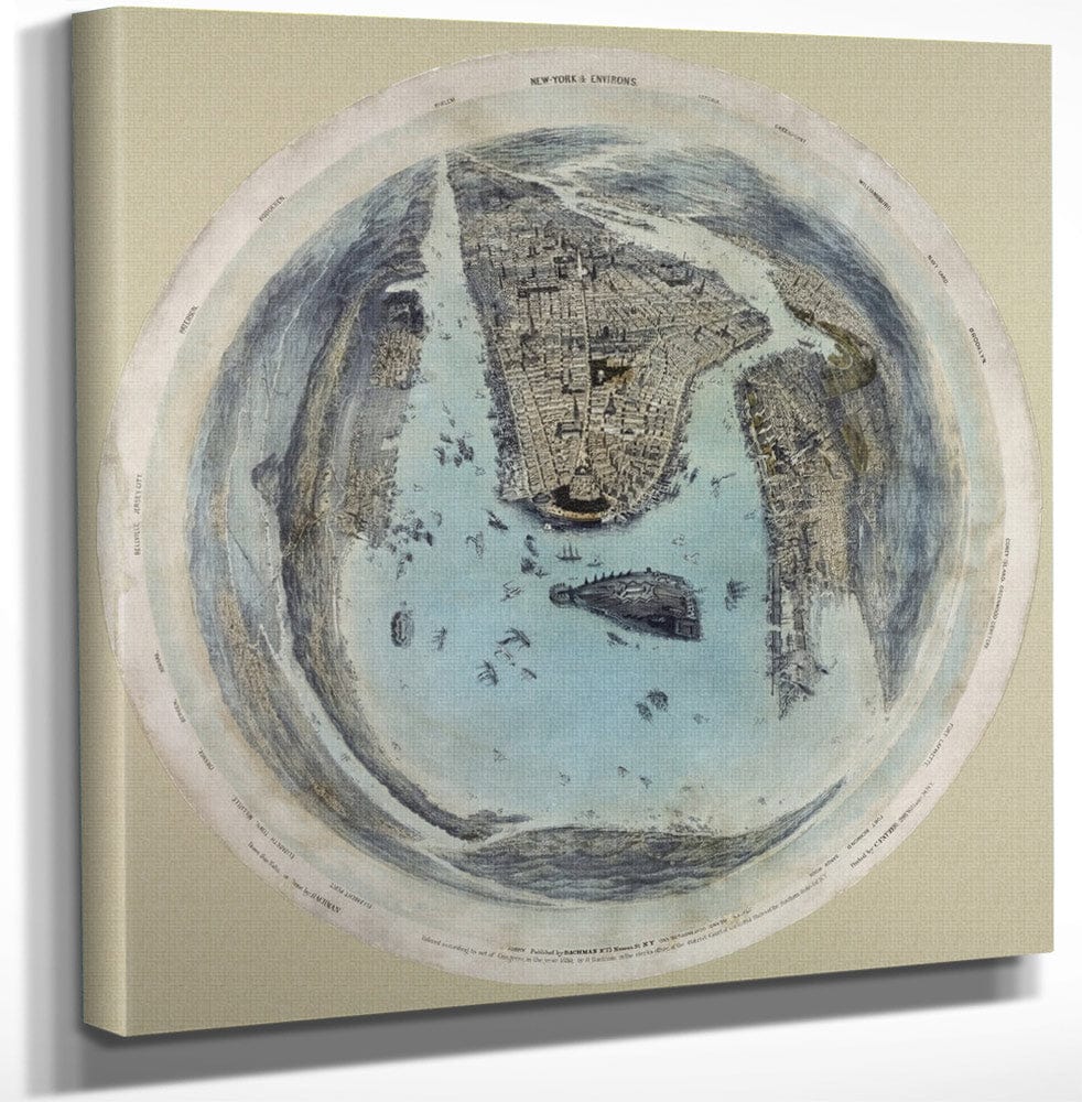 New York And Environs By John Bachmann